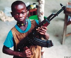 child soldier in the Democratic Republic of the Congo